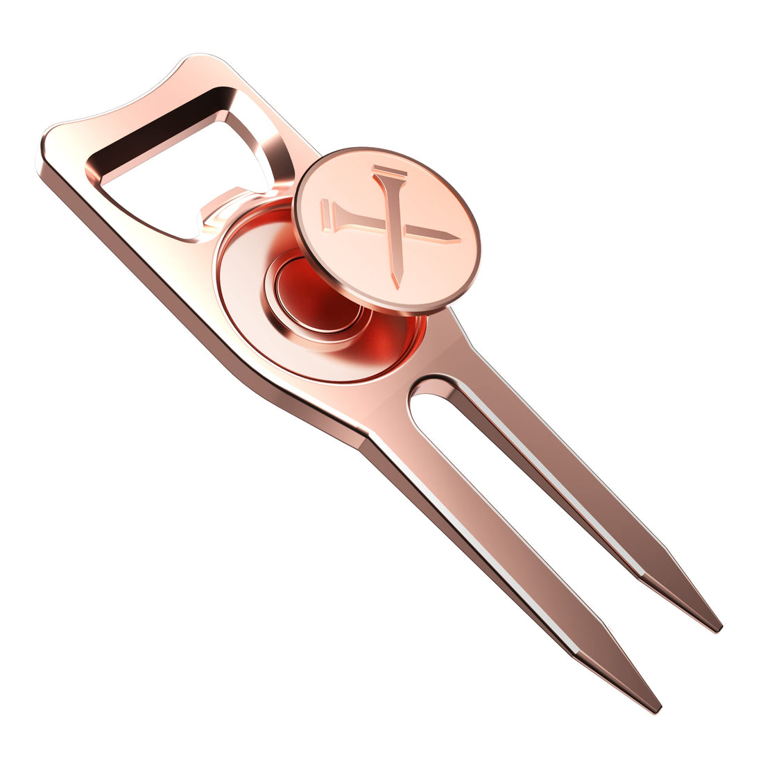 Blue Tees Golf 6 - in - 1 Premium Divot Tool & Ball Marker - Dude Golf