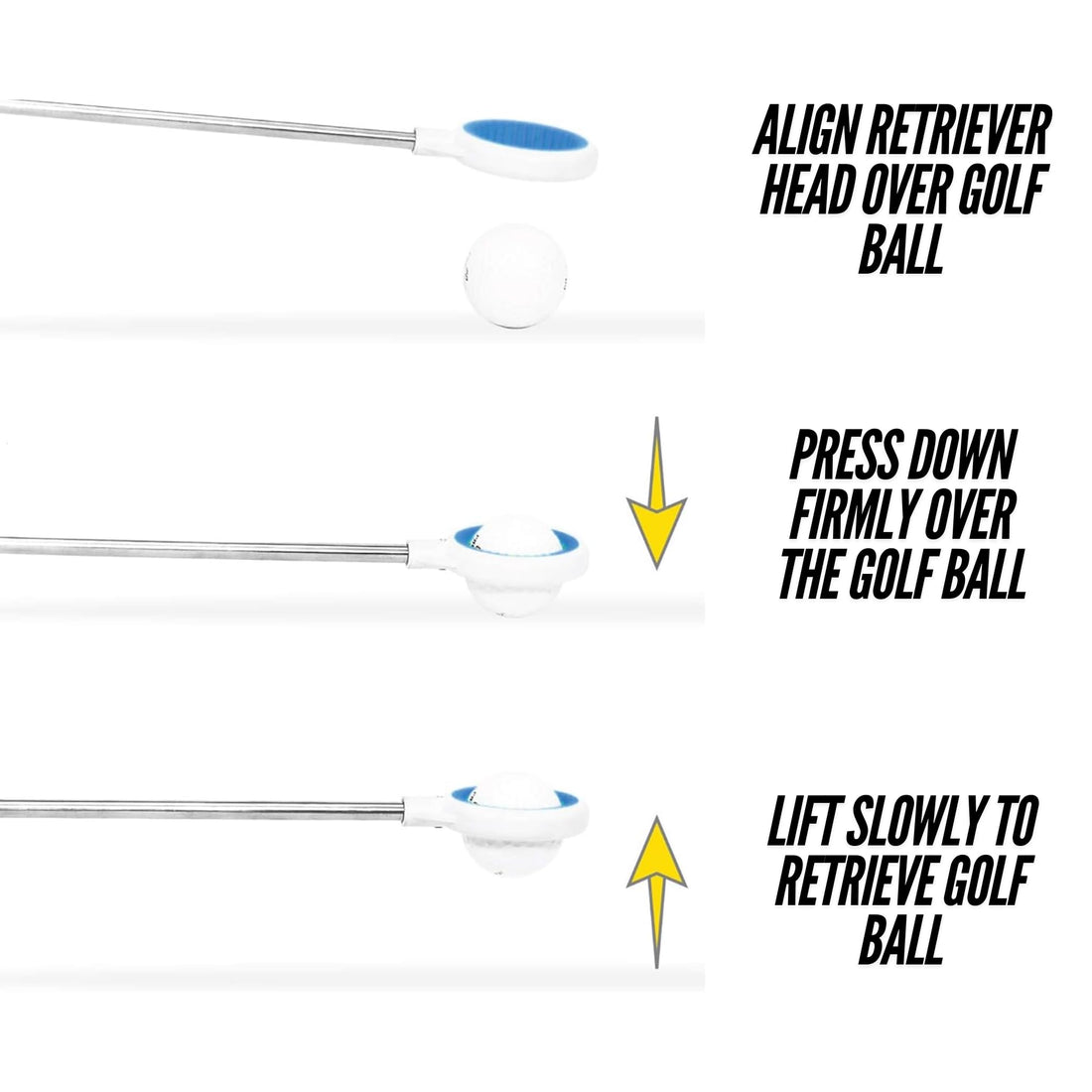 Compact Golf Ball Retriever - Dude Golf