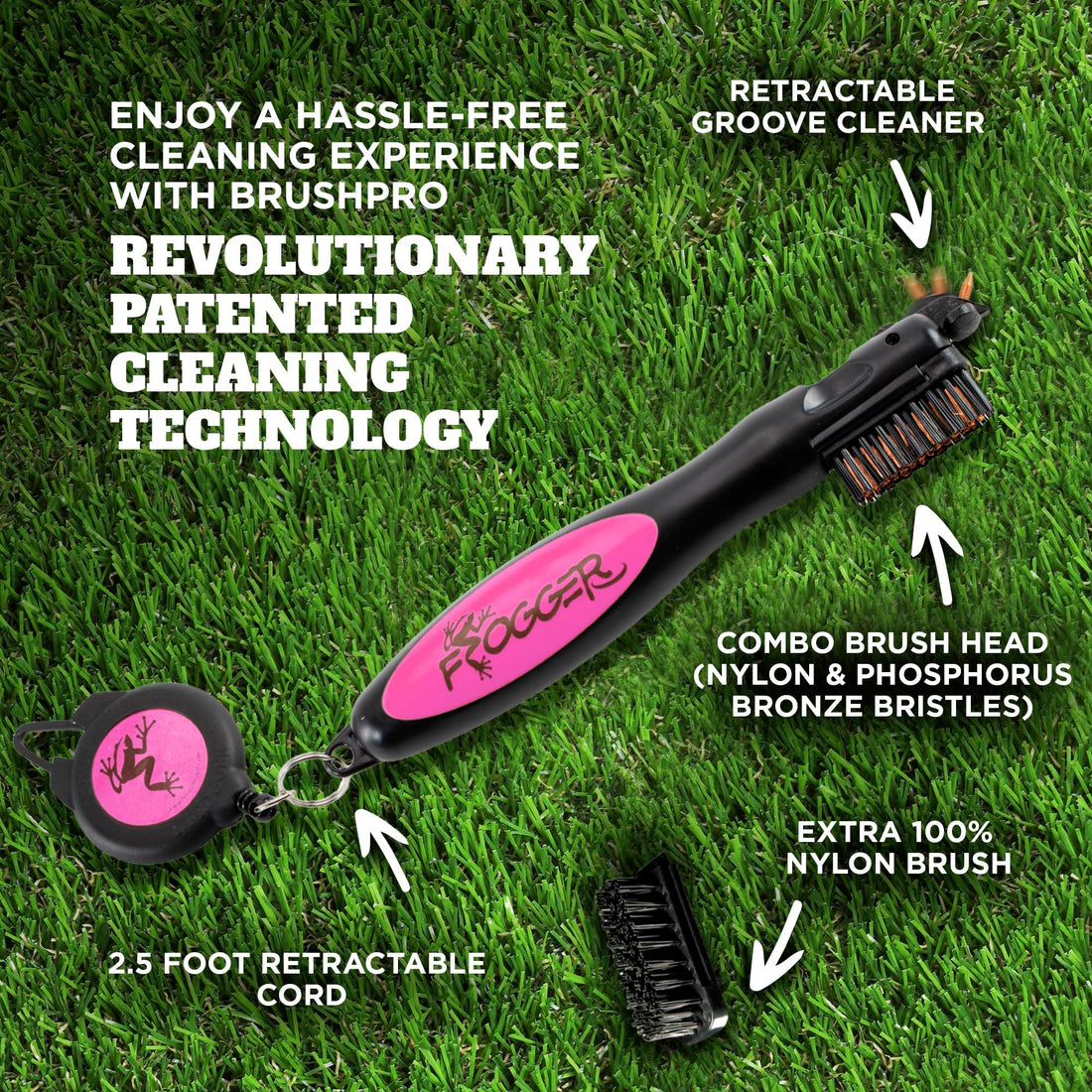 Frogger BrushPro Golf Club Cleaner - Dude Golf
