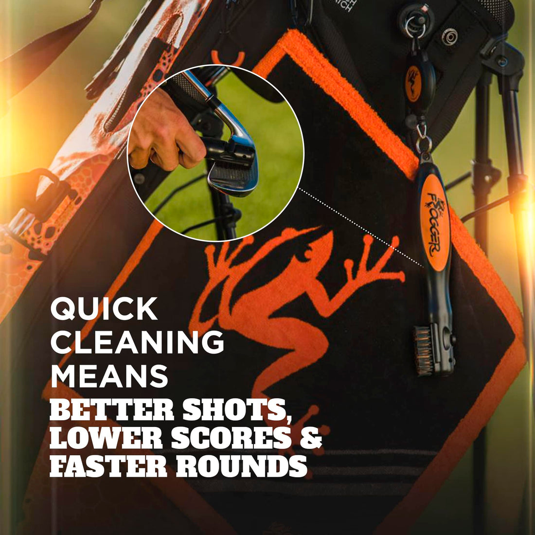 Frogger BrushPro Golf Club Cleaner - Dude Golf