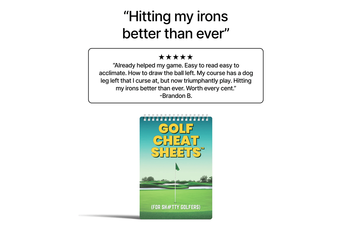 Golf Cheat Sheets™ - Dude Golf