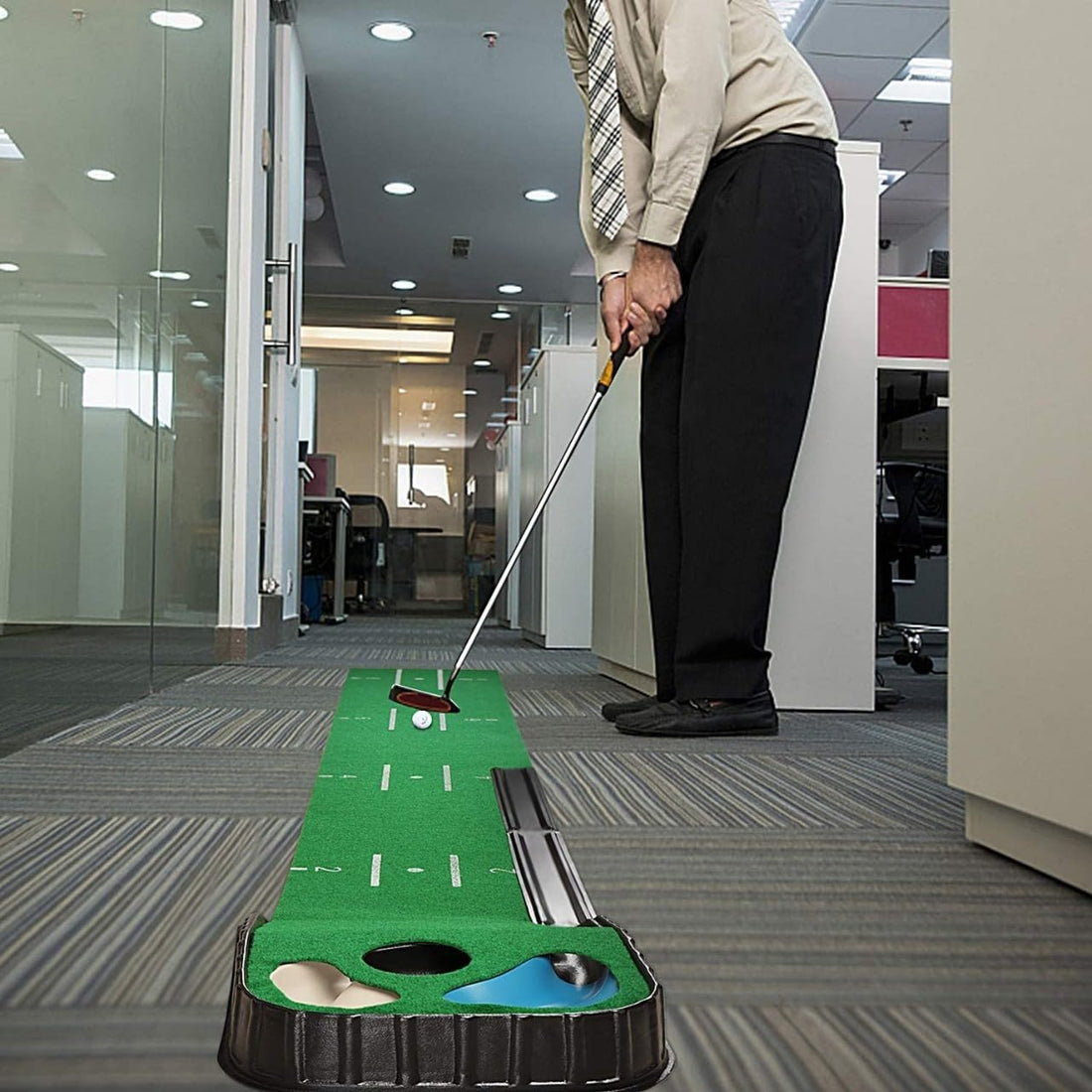 Golf Putting Mat for Various Skill Levels - Dude Golf