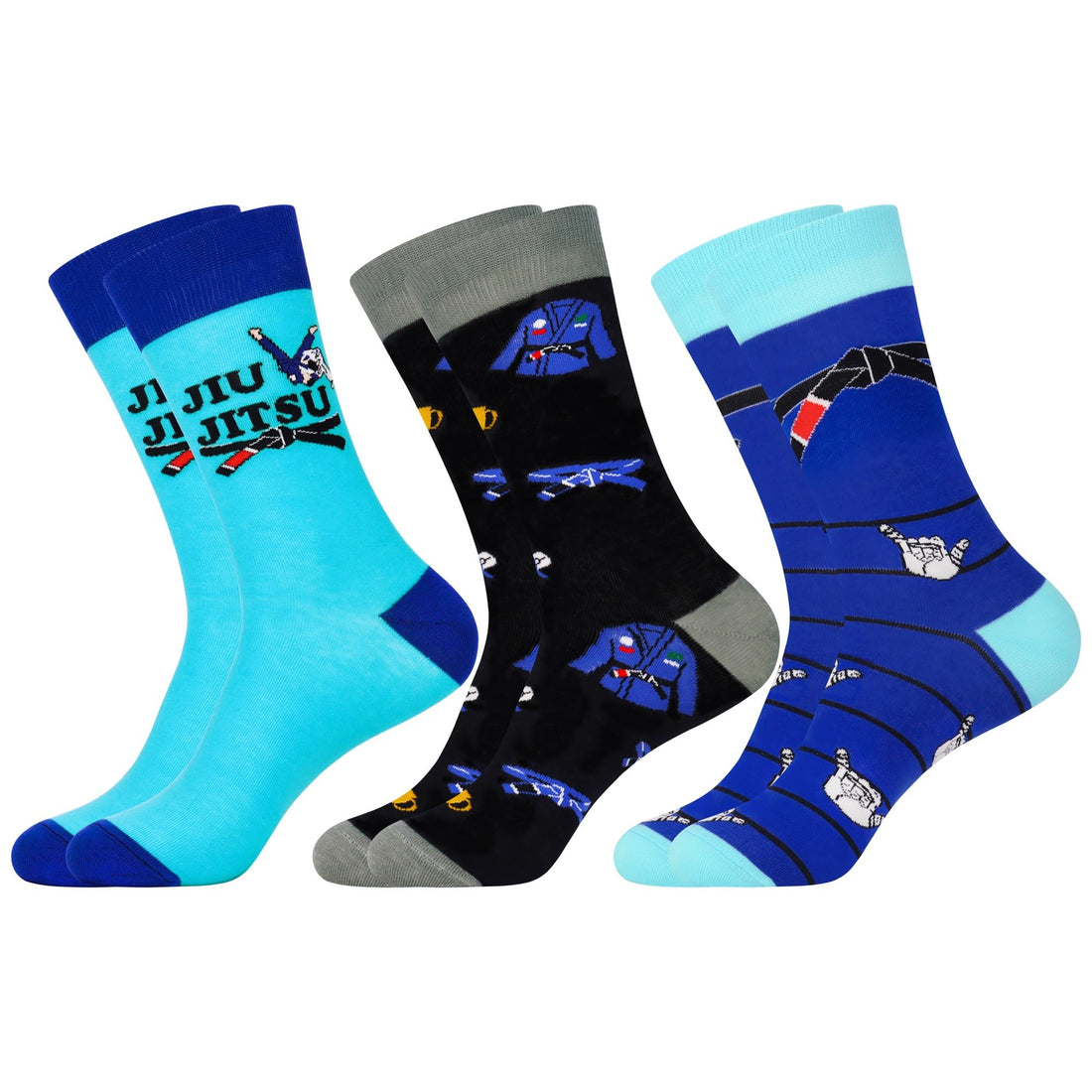 Mens Funny Fun Crazy Funky Dress Crew Socks - Dude Golf
