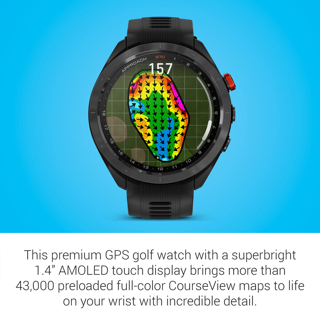Premium GPS Golf Watch - Dude Golf