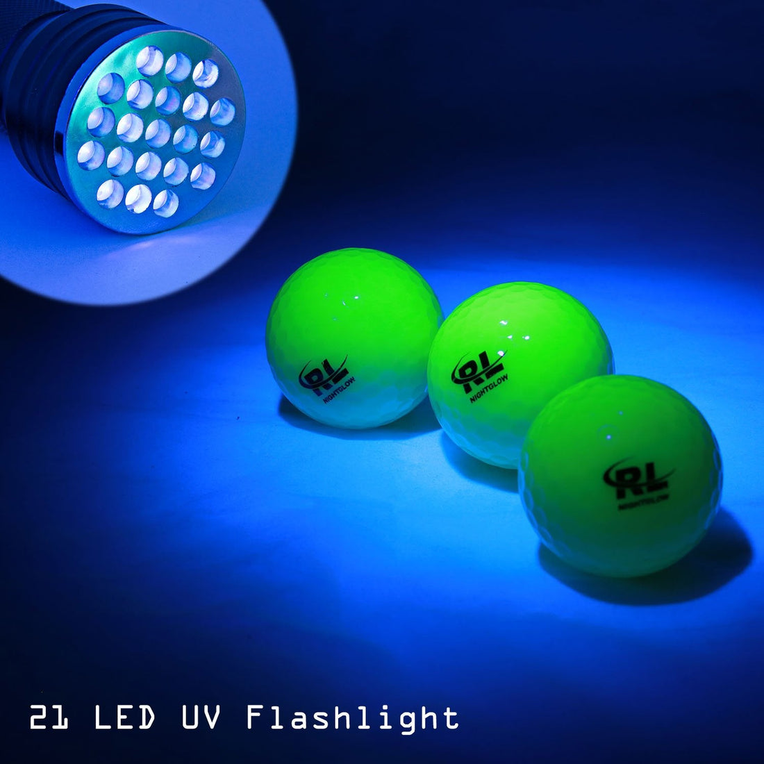 R&L Glow Golf Balls for Night Sports - Dude Golf
