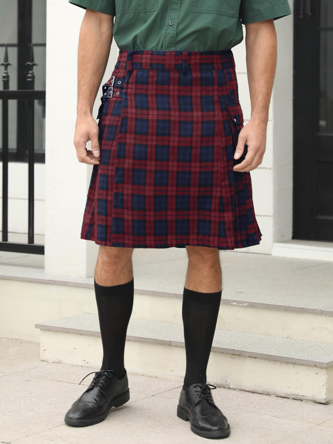 Scottish Tartan Kilt - Dude Golf