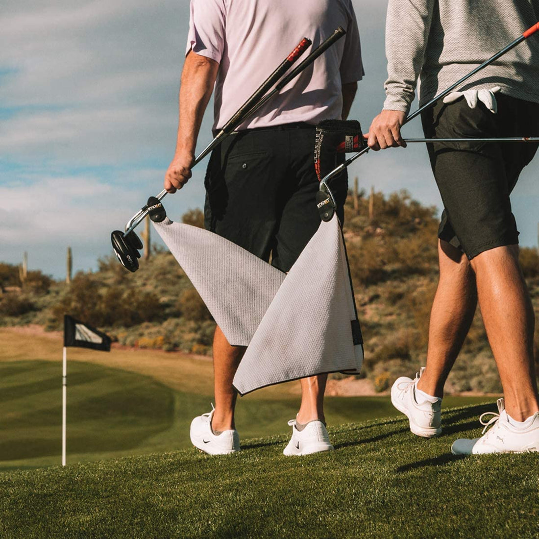 STICKIT Magnetic Golf Towel - Dude Golf