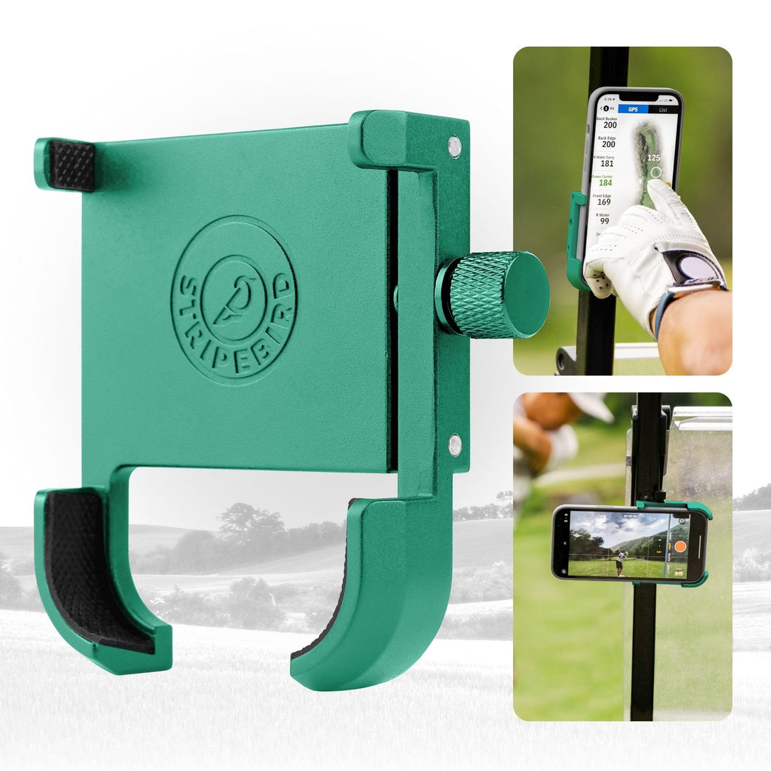 Stripebird - Original Magnetic Golf Cart Phone Holder - Dude Golf