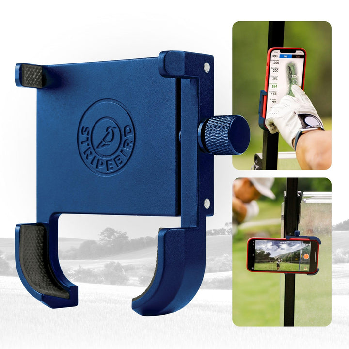 Stripebird - Original Magnetic Golf Cart Phone Holder - Dude Golf
