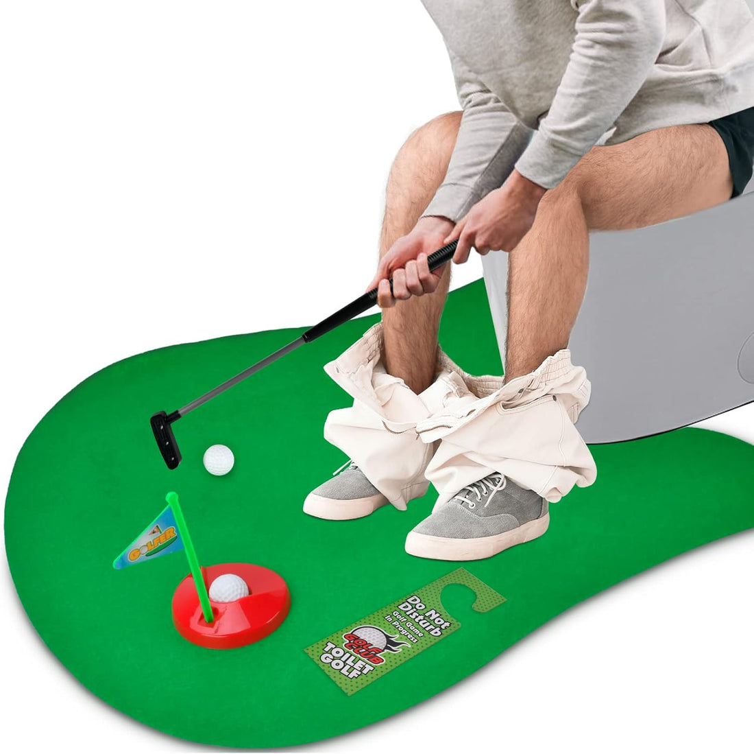 Toilet Game Mini Golf Toy - Dude Golf