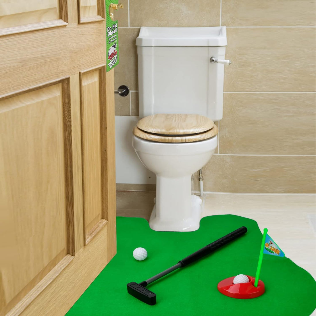 Toilet Game Mini Golf Toy - Dude Golf